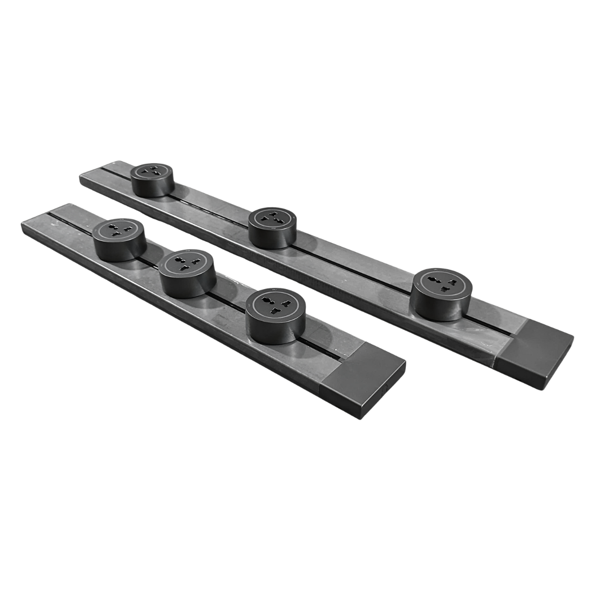 Ổ Cắm Điện Đa Năng, Ổ Cắm Gắn Tường Dạng Trượt 60/80cm - Công Suất 8000W, Xoay Ngắt/Mở Tiện Lợi, Thẩm Mĩ
